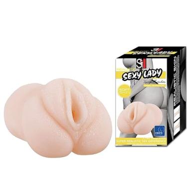 Imagem de Masturbador Masculino Vagina Realista - Cyberskin Macio e Texturizado para Prazer Intenso - Resistente à Água