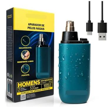 Imagem de Aparador e Cortador de Pelos para Nariz e Orelha de uso profissional, desenvolvido para garantir um aparo preciso, rápido e totalmente indolor com design compacto, ergonômico e portátil. Une qualidade premium, durabilidade e excelente desempenho.