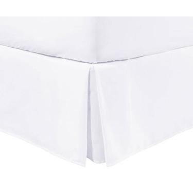 Imagem de Saia para Cama Box Pregas Colors Branca 200 Fios Casal - Westwing Coll