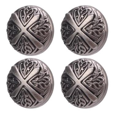 Imagem de SPYMINNPOO 10 Conjuntos de Rebites de Couro, Botões de Rebite Redondos Duráveis ​​de Liga de Zinco, 30mm para Fabricação de Cintos, Bolsas e Reparo de Coleira para Animais de Estimação