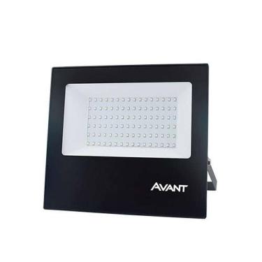 Imagem de Refletor Led Slim 100 Watts 6500k Bivolt - Iluminação Externa E Segurança