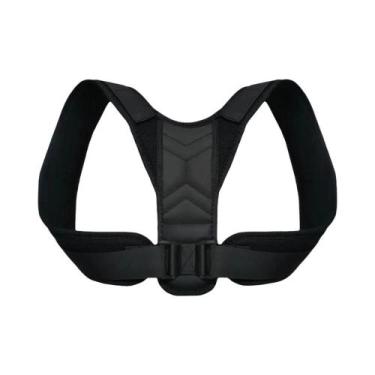 Imagem de Corretor De Postura Unissex, Suporte Para Pescoço E Ombros, Cinto De T