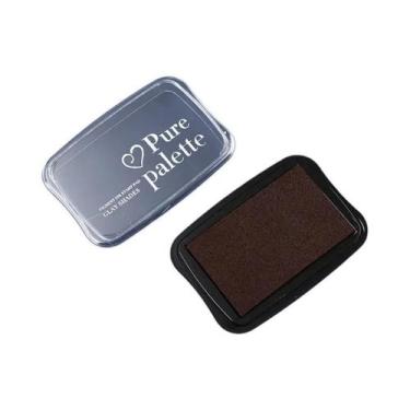 Imagem de Almofada De Tinta Vintage Grande Com 12 Cores Para Carimbos De Borrach