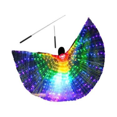 Imagem de Asas De Fada LED Coloridas Para Adultos E Crianças, Asas De Borboleta 