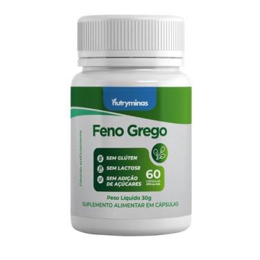 Imagem de FenoGrego Nutryminas 60 Cápsulas  Suplemento Alimentar