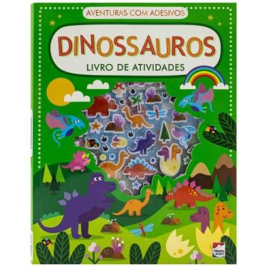 Imagem de Livro - Aventuras com Adesivos - Livro de Atividades: Dinossauros