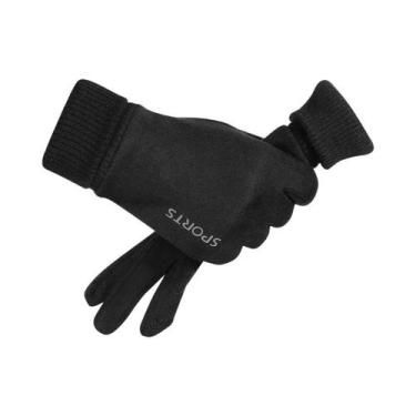 Imagem de Luvas De Ciclismo Térmicas Masculinas De Inverno Antiderrapantes Com T