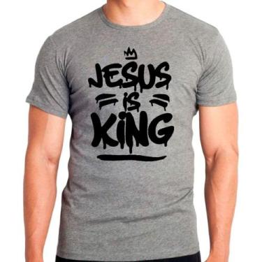 Imagem de Camiseta gospel jesus moda evangélica camisa masculina lançamento 06 -
