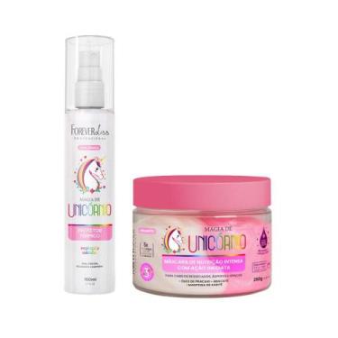 Imagem de Forever Liss Magia de Unicórnio Kit Protetor 150g e Máscara 250g