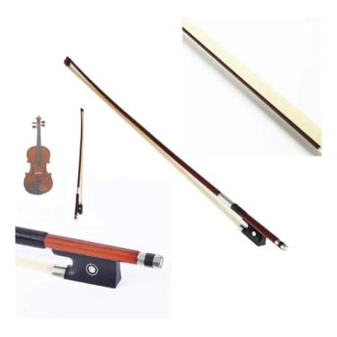 Imagem de Arco Para Violino 4 4 Crina Mongol Talão Ebano - KONIG