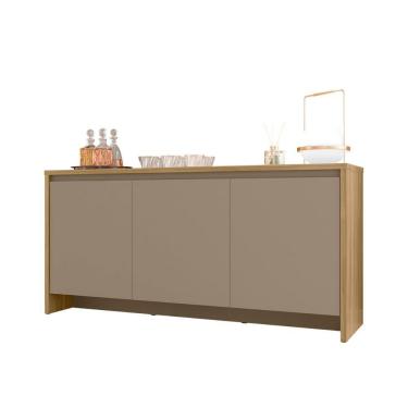 Imagem de Buffet Aparador Sala Estar Madrid 3 Portas Hanover Fendi