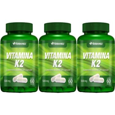 Imagem de Kit 3X Vitamina K2 - 60 Cápsulas - Herbamed-Masculino
