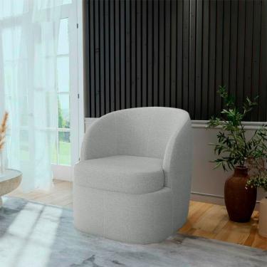 Imagem de Poltrona Carrara com Manta Acrilica Movellu Home