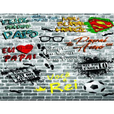 Imagem de Fundo Fotográfico Em Tecido Super Heroi Pai 2,80X1,50