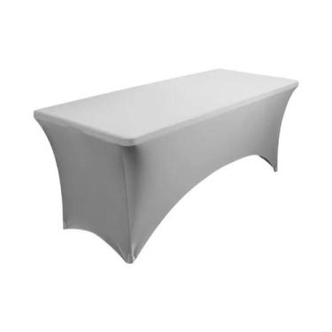 Imagem de Capa De Mesa De Spandex Elástica 4FT-10FT, Resistente a Rugas, Lavável