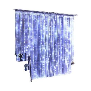 Imagem de Luzes De Cordão LED 600/300 Para Cortinas De Janela, Casamentos, Festa