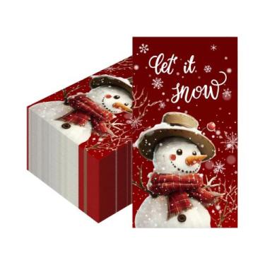 Imagem de Guardanapos De Natal Descartáveis 20 40 60pcs, Guardanapos De Papel Pa