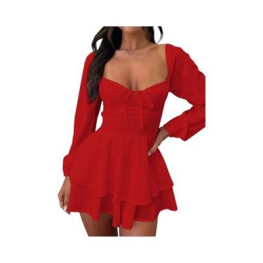 Imagem de Vestido De Festa Sexy E Elegante Com Decote Em V, Costas Descobertas, 