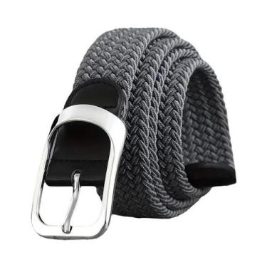 Imagem de Cinto Elástico Ajustável Unissex Com Fivela De Botão, Presente Festivo