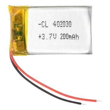 Imagem de (1peça) 200mah 3,7v 2 Fios 402030 4mm X 20mm X 30mm - - bgb