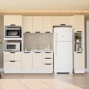 Imagem de Cozinha Modulada 5 Pecas sem Pia e Rodape Maeena Politorno