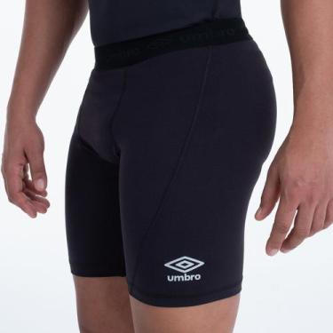 Imagem de Bermuda Térmica Umbro Diamond Essential Masculina, Preto, GG