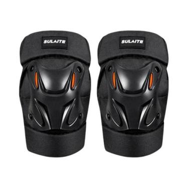 Imagem de Protetores Ajustáveis Para Joelhos E Cotovelos De Motocicleta, Equipam