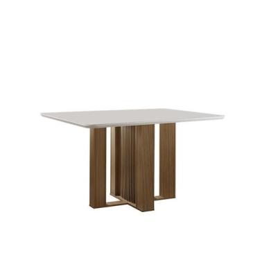Imagem de Mesa de Jantar retangular Ariela 1,60x80 - Domus Móveis - LJ Móveis