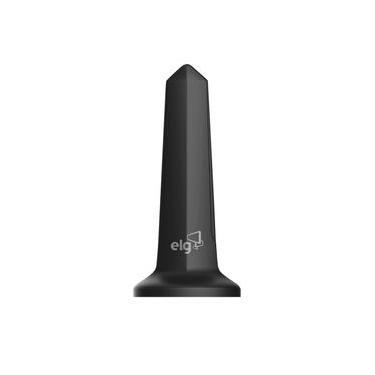 Imagem de Antena Sinal Digital Shark, com Cabo Coaxial 1,5 metros, Preto, HDTV1500, ELG