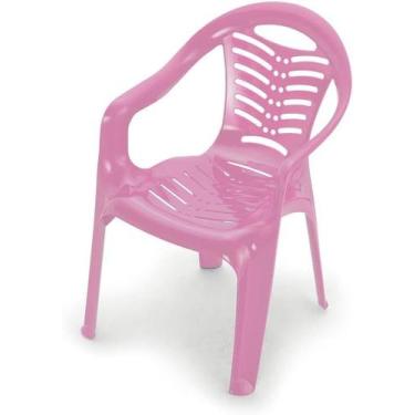 Imagem de Cadeira Poltrona Infantil Baby Rosa Plasnorthon
