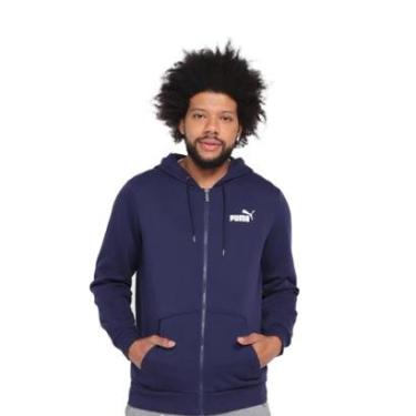 Imagem de Moletom Puma Hoodie Essentials Small Logo Full-Zip Masculino-Masculino