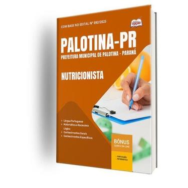 Imagem de Apostila Prefeitura de Palotina-PR - Nutricionista - Apostilas Opção