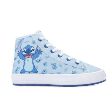 Imagem de Tênis Disney Botinha Stitch Cano Alto - Infantil - Azul - 3, Azul, 30