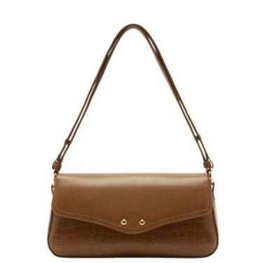 Imagem de Bolsa Arezzo Tiracolo Média Croco-Feminino