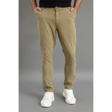 Imagem de Calça Sport Fino Masculina Color Com Linho Dialogo-Masculino