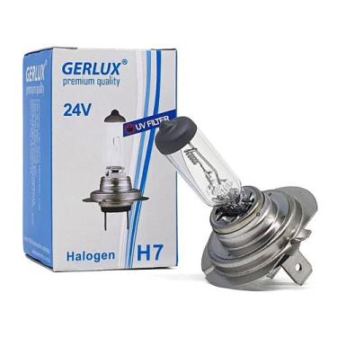 Imagem de Lâmpada Halógena H7 24V 70W PX26d Gerlux Inmetro