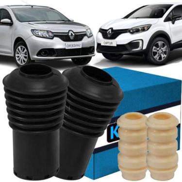Imagem de Kit Batente Coifa Diant. Logan Sandero Duster Symbol Captur - KITSBOR,