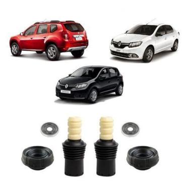 Imagem de Kit Batente Coxim Amortecedor Dianteiro Logan Sandero Duster - QualyKi