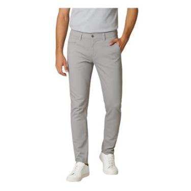 Imagem de Calça Jeans Masculina Lado Avesso Slim Marcello Bege LH120-Masculino