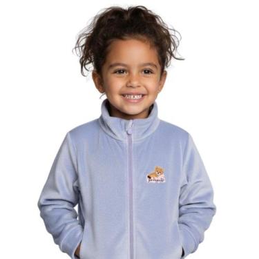Imagem de Jaqueta Infantil Pelúcia com Zíper Inverno Brilhoso - - Trick Nick, Ro