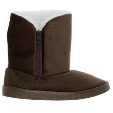 Imagem de Bota Ugg Cano Curto Feminina Maria Emília Blackboar Marrom-Feminino