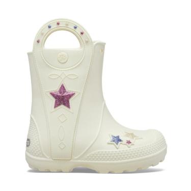 Imagem de Bota Crocs Handle It Western Metallic Boot T Summit White-Unissex