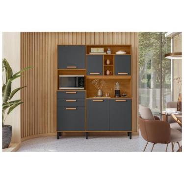 Imagem de Armário de Cozinha Compacta Itatiaia Napoles Com Nicho Forno e Air Fry