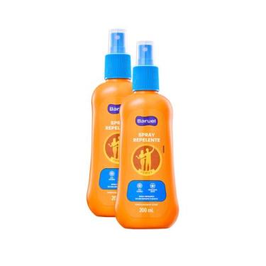 Imagem de kit 2 Repelente Spray Baruel Family 200ml