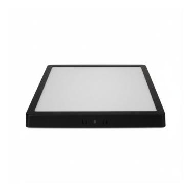 Imagem de Plafon Led Sobrepor 18W Quadrado 3000K Preto Blumenau - Blumenau Lustr