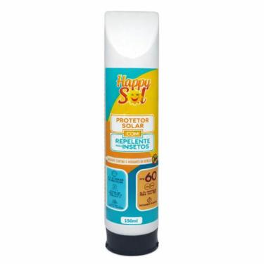 Imagem de Protetor Solar Happy Sol FPS 60 Com Repelente Insetos 150ml