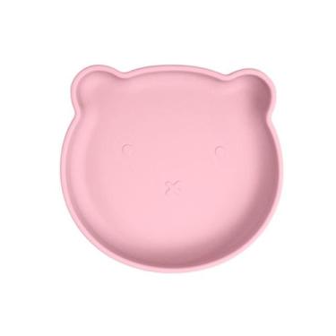 Imagem de Prato de Silicone com Ventosa Ursinho - Rosa - Freso Baby