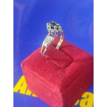 Imagem de Anel Colação de Grau Formatura Feminino Aro Ouro 18 Kilates Cabeça Pra