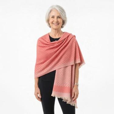 Imagem de Pashimina Cachecol Xale Echarpe Estampa de Poá - - Sarat Moda Indiana,