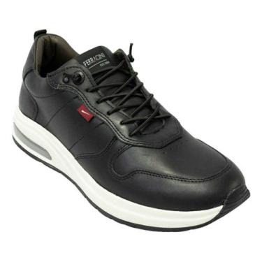 Imagem de Sapatênis Ferracini Couro Vyper 9579-572a, Preto, 38